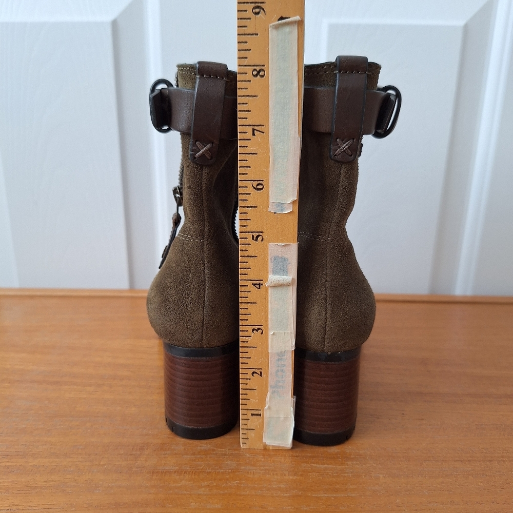 Trask Olive Suede Harness Boots Waterproof Madison Equestrian NEW Women 6 - Picture 11 of 15